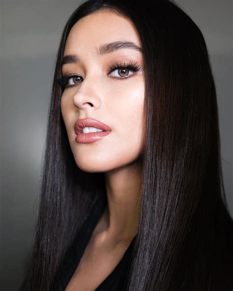 Binibining Haliya Liza Soberano Instagram Black Hair Model Liza