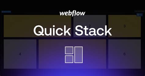 Quick Stack New Webflow Mi Flexbox Mi Grid Feature