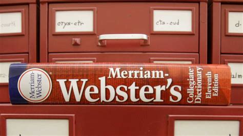 Authentic Merriam Websters Word Of The Year