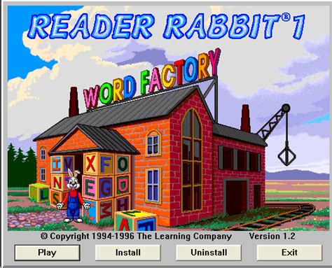 Reader Rabbit 1 Deluxe 1996 The Learning Company Free Download