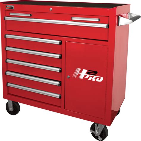 Homak H2pro Series 41in 6 Drawer Roller Tool Cabinet With 2