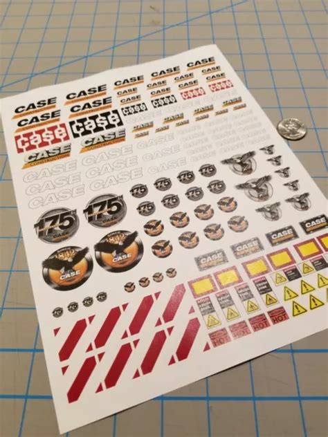 New Case Scale Construction Equipment Decals For 11211416 Rc