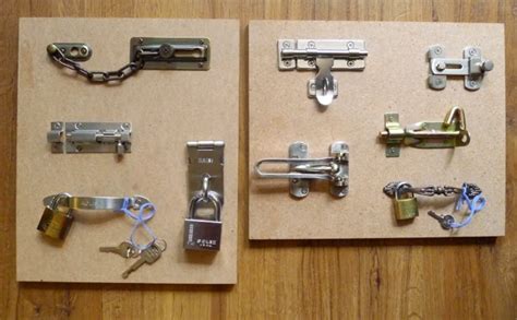 Mum In The Making Play Diy Latch And Lock Boards
