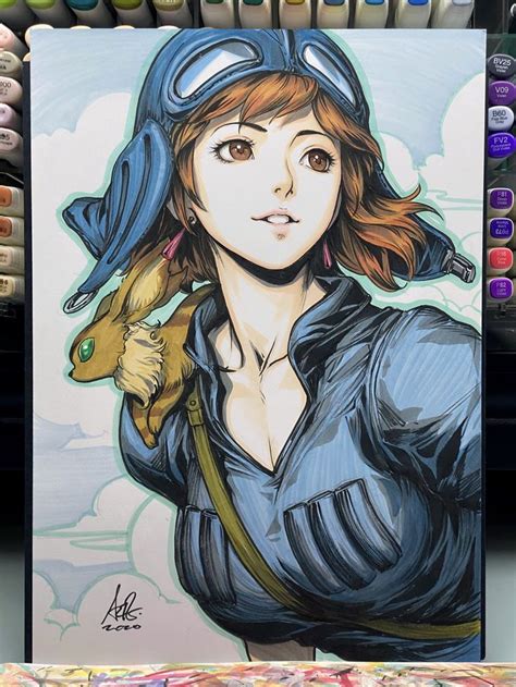 Stanley Artgerm Lau On Twitter Day 22 Nausicaa One Of My First