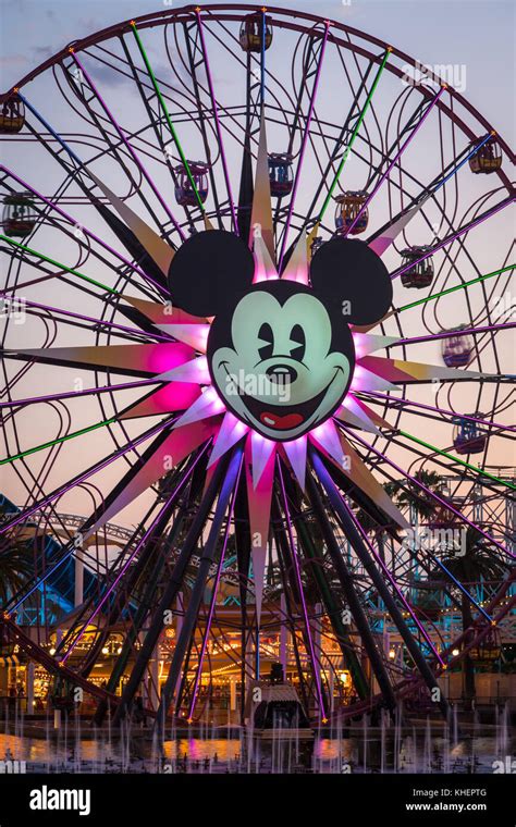 Ferris Wheel Mickeys Fun Wheel California Adventure Park Disneyland