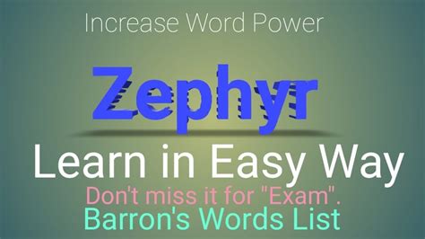 Zephyr Definition And Meaning Examples Synonyms Antonyms