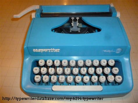 198x Buddy L Easy Writer 210 On The Typewriter Database