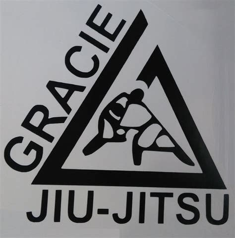 Adesivo Logo Gracie Jiu Jitsu Mma Luta Com Frete Grátis Mercadolivre