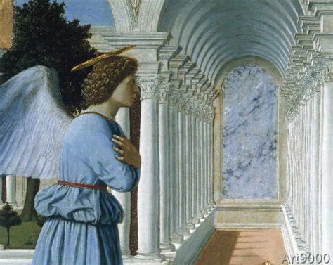 Della Francesca The Annunciation To Mary Art Print Canvas On