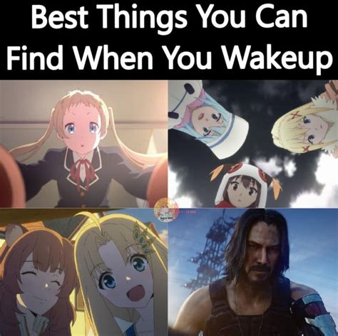 Good Morning Anime Funny Anime Memes Funny Funny Relatable Memes