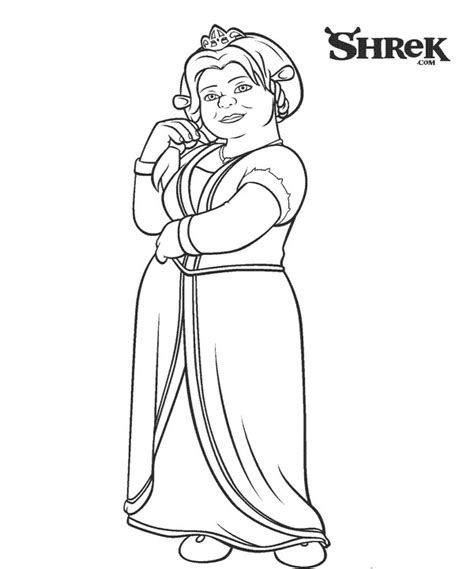 9 Best Ideas For Coloring Shrek And Fiona Coloring Page