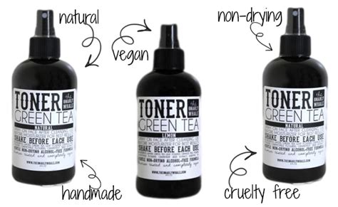 Balance oil levels and complexion with this green tea toner. Green Tea Toner: The Gnarly Whale - Hairspray and Highheels