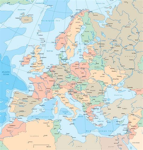 Harta Europei Orase Harta