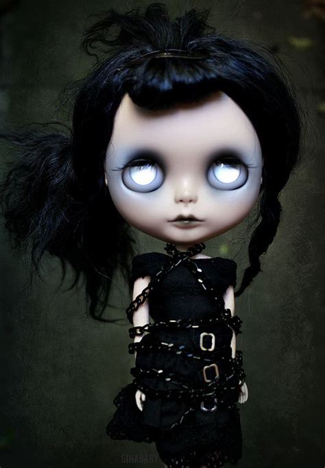 scary dolls gothic dolls blythe dolls