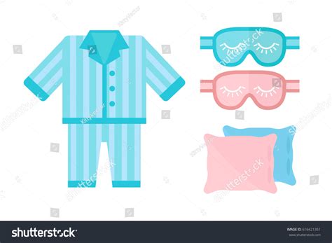 Sleep Pajamas Icon Vector Illustration Bed Stock Vector Royalty Free