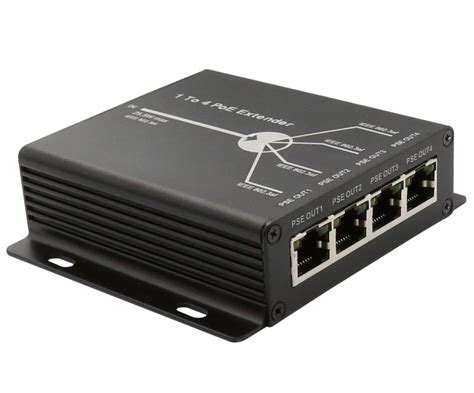 4 Port Ethernet Poe Extender 10100mbps For Ip Camera China Poe