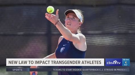 Former Texas College Athlete Speaks On Transgender Law Cbs19 Tv