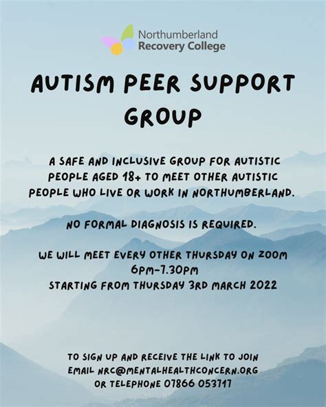 Autism Peer Support Group Cleaswell Hill School