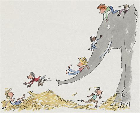 Throughout, beloved illustrator sir quentin blake shares sage advice, from it's best to name your animal after you draw it to don't worry too much yet about let go and give in to your own creative spirit! All Join In - ref: LP48019 | Quentin blake illustrations, Quentin blake, Elephant illustration