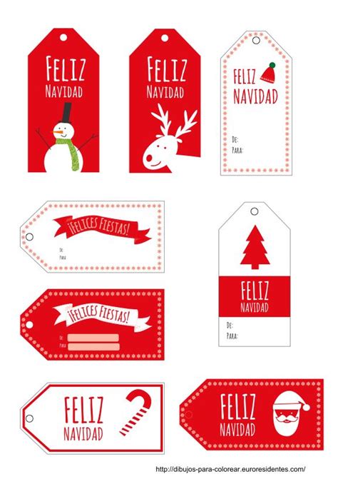 Etiquetas De Navidad Para Imprimir Manualidades Etiquetas Navidad
