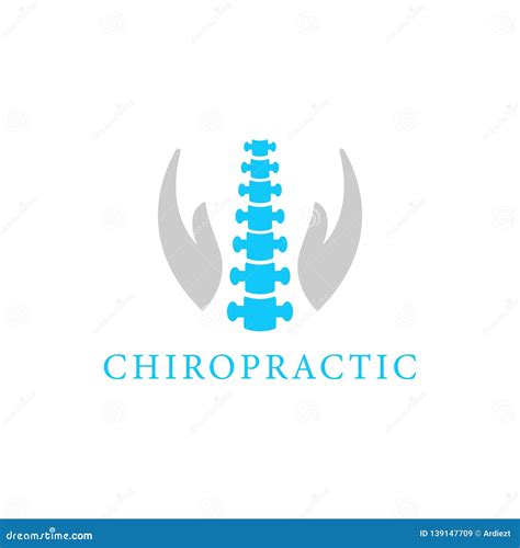 Chiropractic Logo Design Spine Logo Template Spinal Symbol Vector
