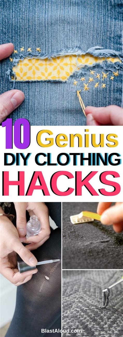 10 Brilliant Diy Clothing Fixes That Every Girl Should Know Diy