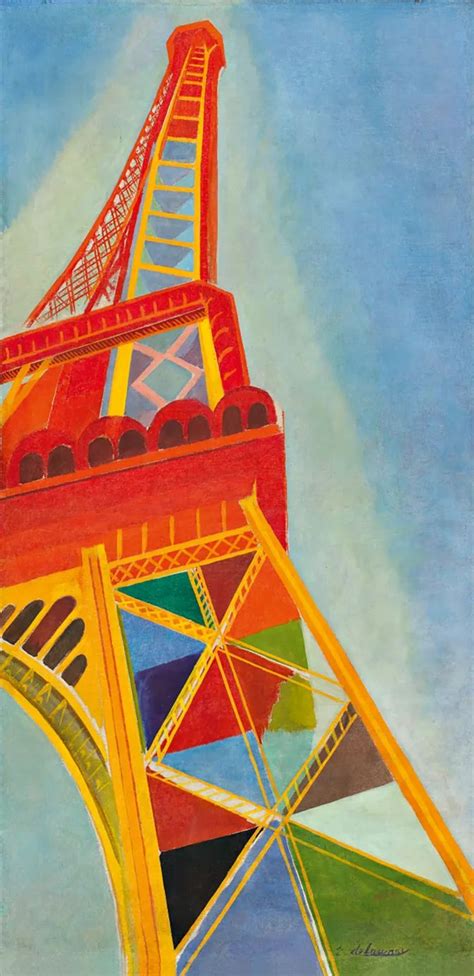 La Tour Eiffel By Robert Delaunay Show Invitation Chanel Eiffel