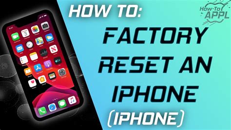 How To Factory Reset An Iphone Without Computer Youtube