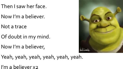 Shrek Theme Song Lyrics