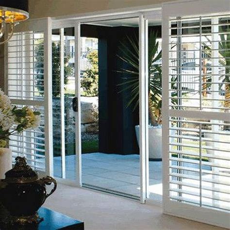 Adding sliding glass door blinds to your slider will give you the opportunity to control the amount of light that comes into your room. 82 inspiring sliding door blinds styles and ideas in 2020 | Screen house, Sliding door blinds ...