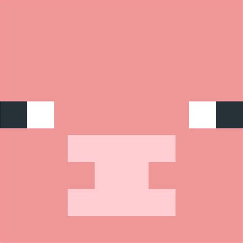 Minecraft Pig Icon Minecraft Pig Svg 1600x1600 Png Download