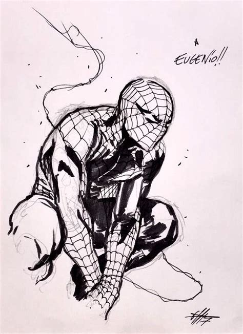 Gabriele Dellotto — Spider Man Sketch Spiderman Girl Deadpool And