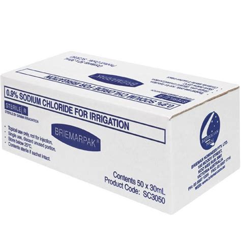 We now have vaccines on track for first world and developing countries. EBOS Australia Online : SODIUM CHLORIDE 0.9% 30mL 75's SACHET
