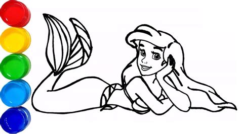 Dan sekaligus untuk menambahkan daya kreatifitas anak. Gambar Princess Ariel Untuk Mewarnai | Mewarnai cerita ...