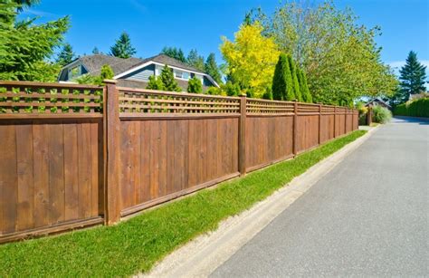 Fence Styles And Designs For Backyard Front Yard Images