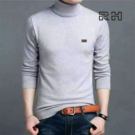 Leher o leher crew/bulat leher u kerah mandarin kerah kemeja leher o kerah polo leher tinggi leher v kerah potong. Kaos Leher Tinggi Cowok : Jual Kaos Turtleneck Lengan Pendek Turtle Neck Pria Baju Kerah Tinggi ...