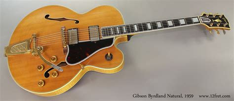 1959 Gibson Byrdland Natural Thinline Archtop