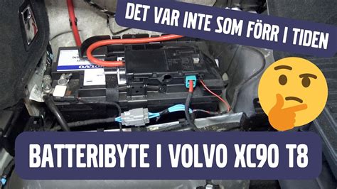 Hur Man Byter Batteri I En Volvo Xc T Youtube