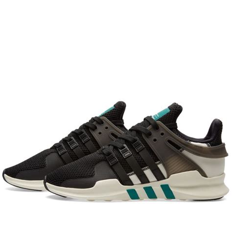 Adidas Eqt Support Adv Black Sub Green And Solid Grey End Us