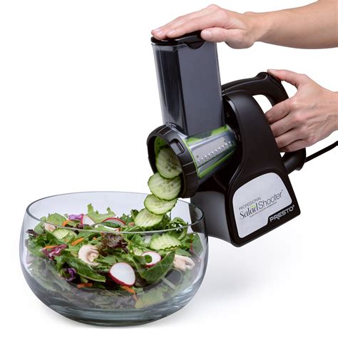 Presto 02970 Professional Saladshooter Electric Slicershredder White