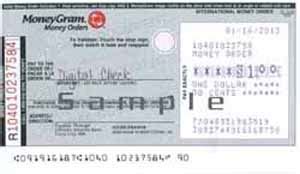 Fill out your money order with a pen in large and legible letters. Moneygram Money Order Example - The Reference Letter
