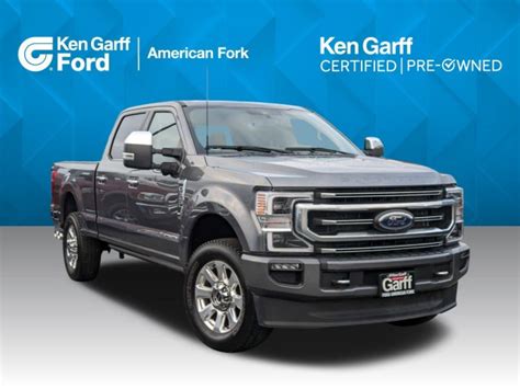 Pre Owned 2022 Ford F 350 Platinum 4 Door Crew Cab Truck In American