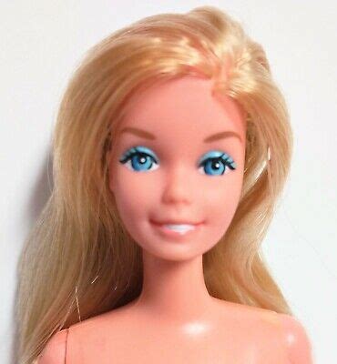 Vintage Mattel Barbie Superstar Era Nude Doll Phillipines Tnt Pink Body