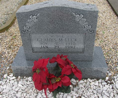 Gladys M Leck 1912 1997 Find A Grave Memorial Find A Grave