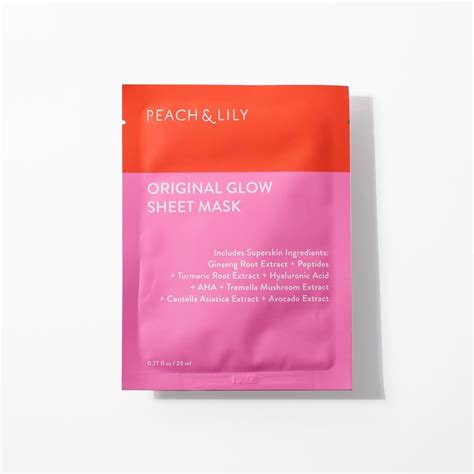 Peach And Lily Original Glow Sheet Mask Best Skincare And Makeup