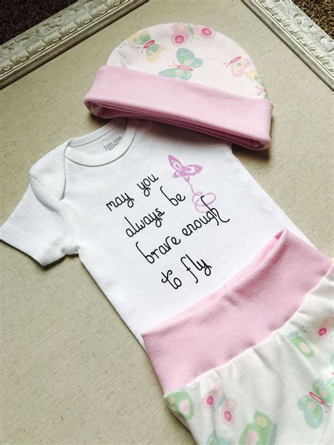 Butterfly Baby Outfit Baby Shower T Baby Onesie T Shirt