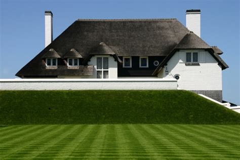 Beautiful House With Green Grass Yard Free Stock Photos In  Format