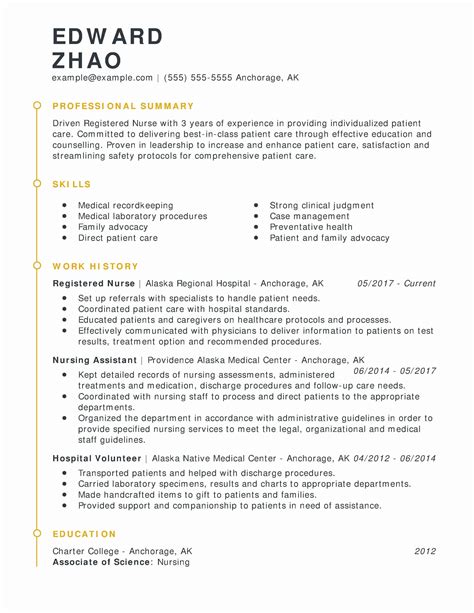 Get actionable english teacher resume examples, skills list, and experience section sample. New Grad Nursing Resume Clinical Experience Beautiful for ...