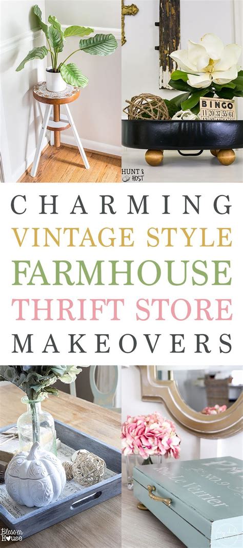 Charming Vintage Style Farmhouse Thrift Store Makeovers The Cottage