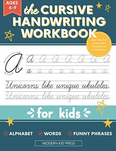 Buy The Cursive Handwriting Workbook For Kids A Fun And Engaging